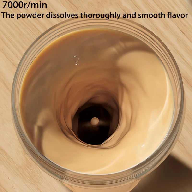 450ml USB Electric Portable Whey Protein Shaker bottle Fully Automatic Stirring Cup Rechargeable Gym BA Free Cocktail Blend